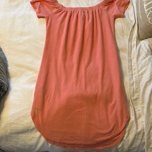 Dudley Stephens Ribbed Sydney Dress Coral size Medium